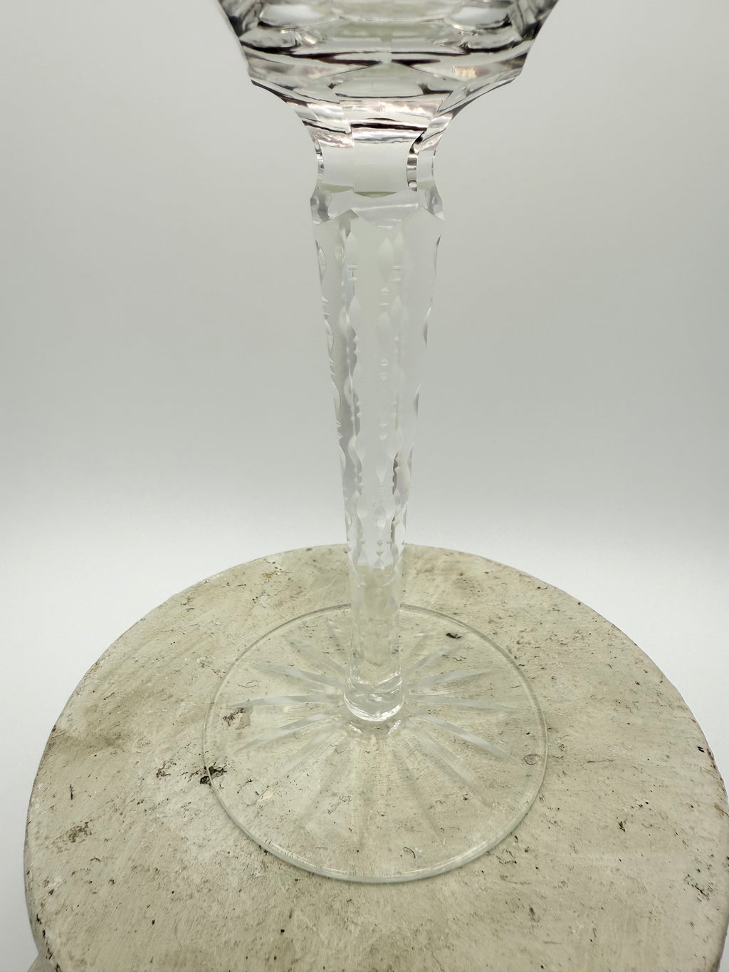 Nachtmann Traube Cut to Clear Crystal Wine Hock Glasses