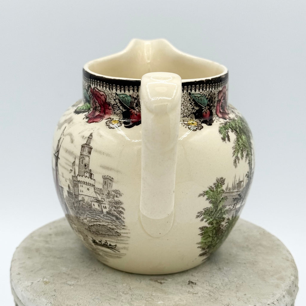 Staffordshire AJ Wilkinson Safe Harbour Transferware Pitcher