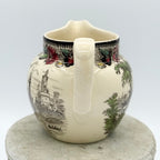 Staffordshire AJ Wilkinson Safe Harbour Transferware Pitcher