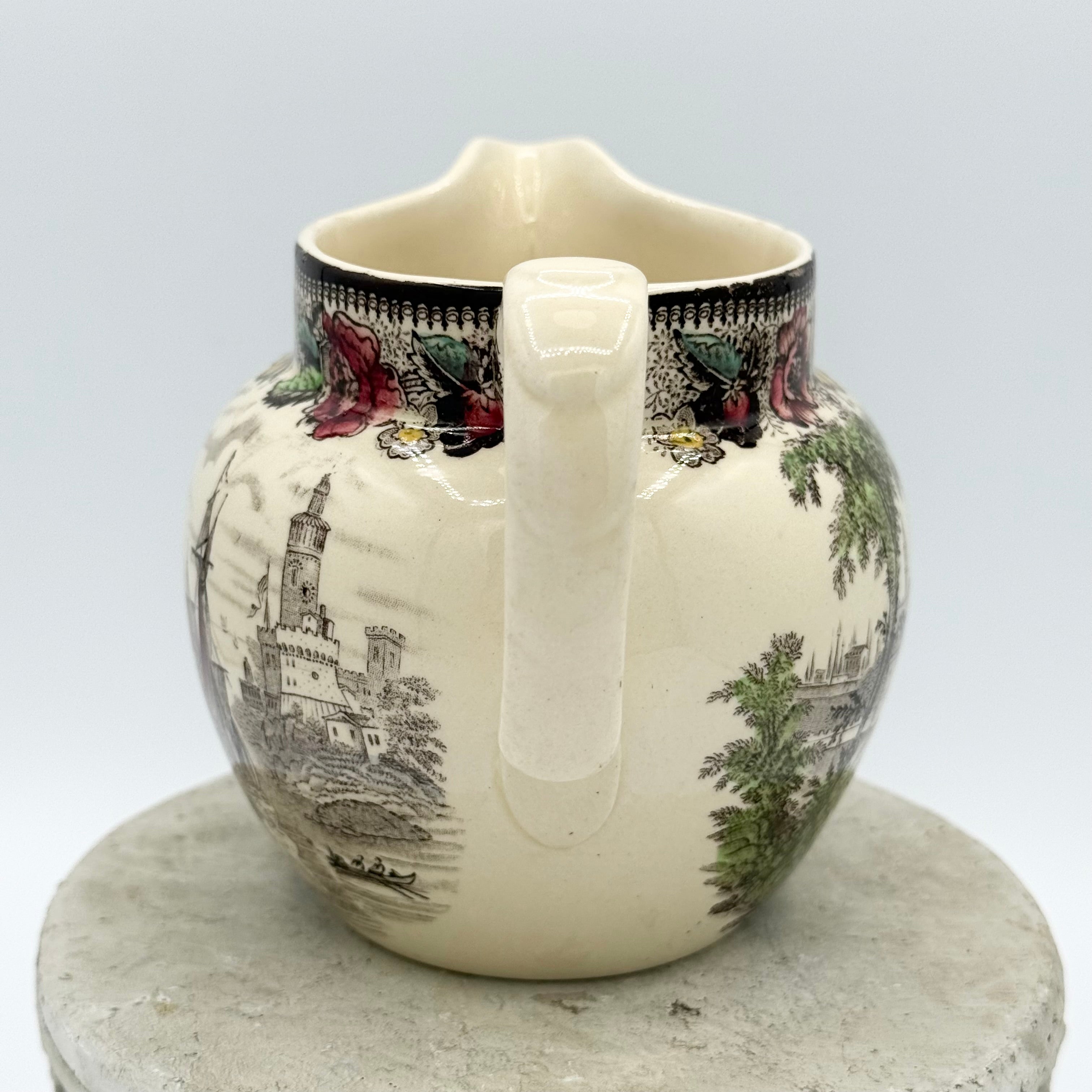 Staffordshire AJ Wilkinson Safe Harbour Transferware Pitcher