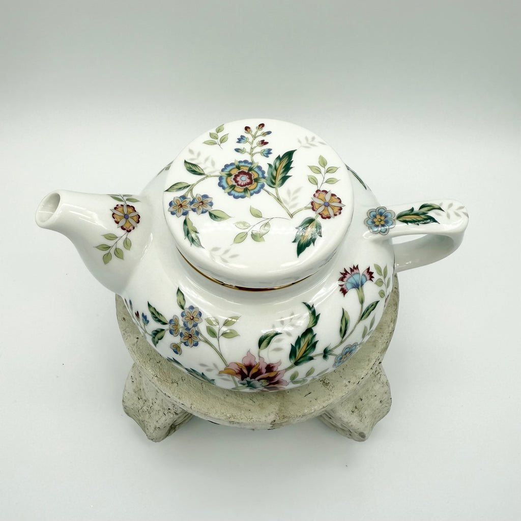 Andrea By Sadek Buckingham Floral Individual Teapot And Teacup Set