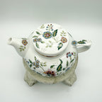 Andrea By Sadek Buckingham Floral Individual Teapot And Teacup Set