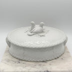 Royal Worcester Gourmet Oval White Porcelain Dove Lovebirds Tureen Casserole Dish