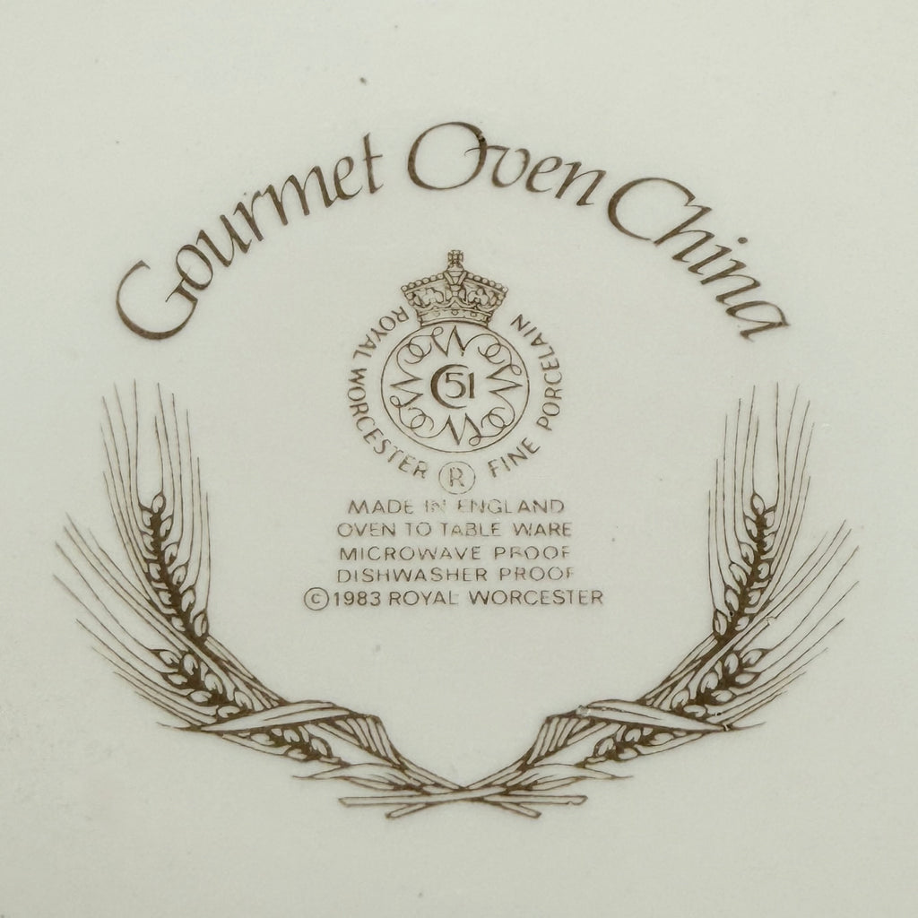 Royal Worcester Gourmet Oval White Porcelain Dove Lovebirds Tureen Casserole Dish