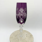 Nachtmann Traube Cut To Clear Crystal Champagne Flutes