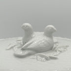 Royal Worcester Gourmet Oval White Porcelain Dove Lovebirds Tureen Casserole Dish