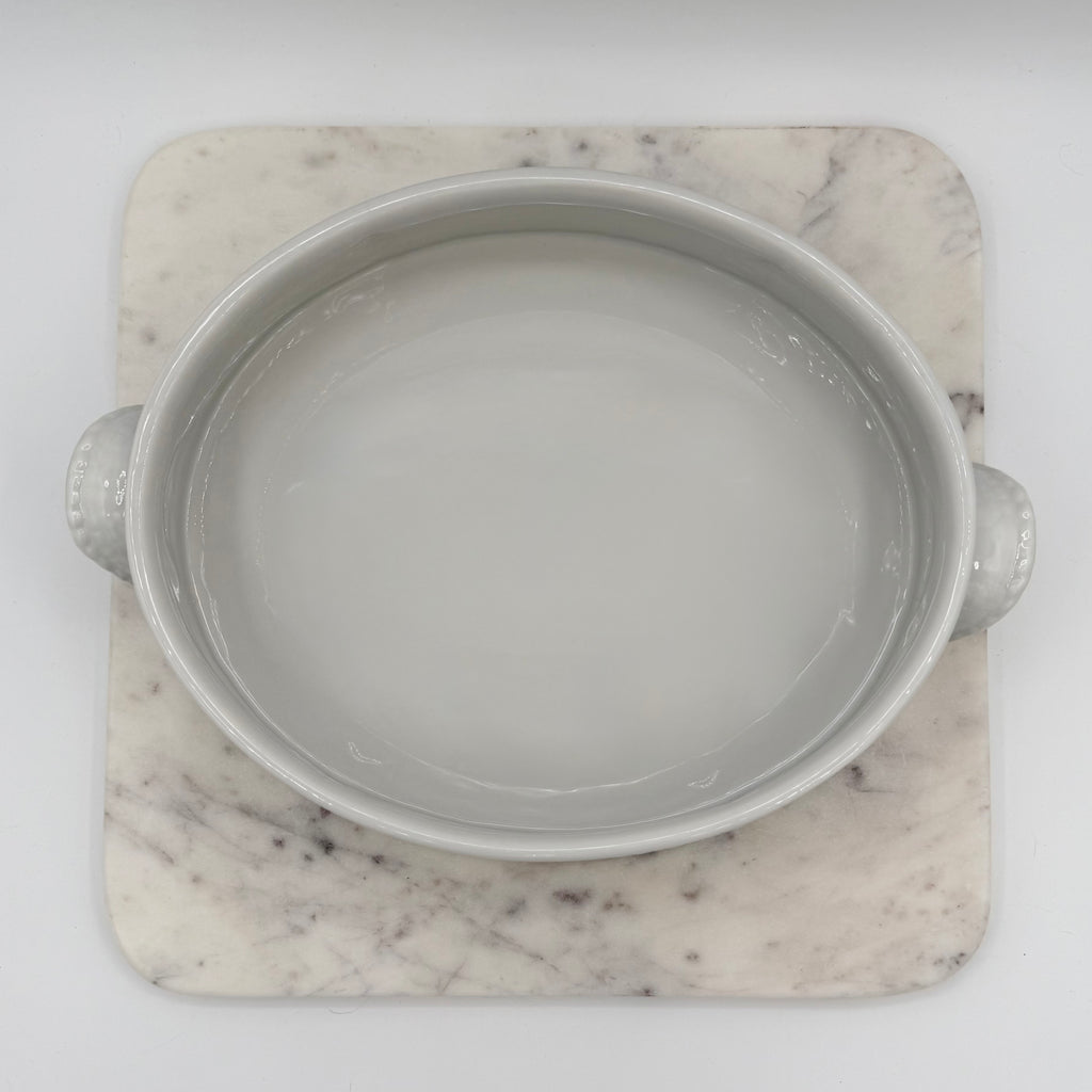 Royal Worcester Gourmet Oval White Porcelain Dove Lovebirds Tureen Casserole Dish