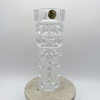 Cristal d'Arques 24% Lead Crystal JG Durand Ancenis Cubist Facet Vase