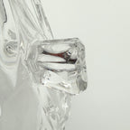 Mid-Century Modern Heavy Bleikristall 24% Lead Cut Crystal Champagne Ice Bucket with Handles