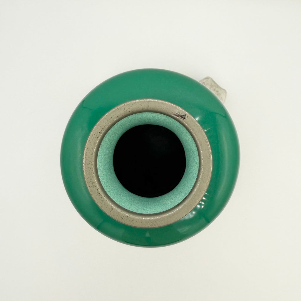 Japanese Ando Jubei Green Wireless Cloisonné Enamel Vase, c. 20th Century