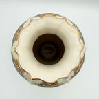 Lenox Catalan Vase with Gold and Turquoise Scrollwork