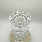 Cristal d'Arques 24% Lead Crystal JG Durand Ancenis Cubist Facet Vase