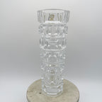 Cristal d'Arques 24% Lead Crystal JG Durand Ancenis Cubist Facet Vase