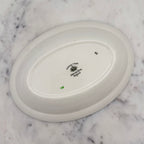 Johnson Brothers “Indian Tree” Floral Oval Serving Bowl with Greek Key Details