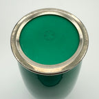 Japanese Ando Jubei Green Wireless Cloisonné Enamel Vase, c. 20th Century