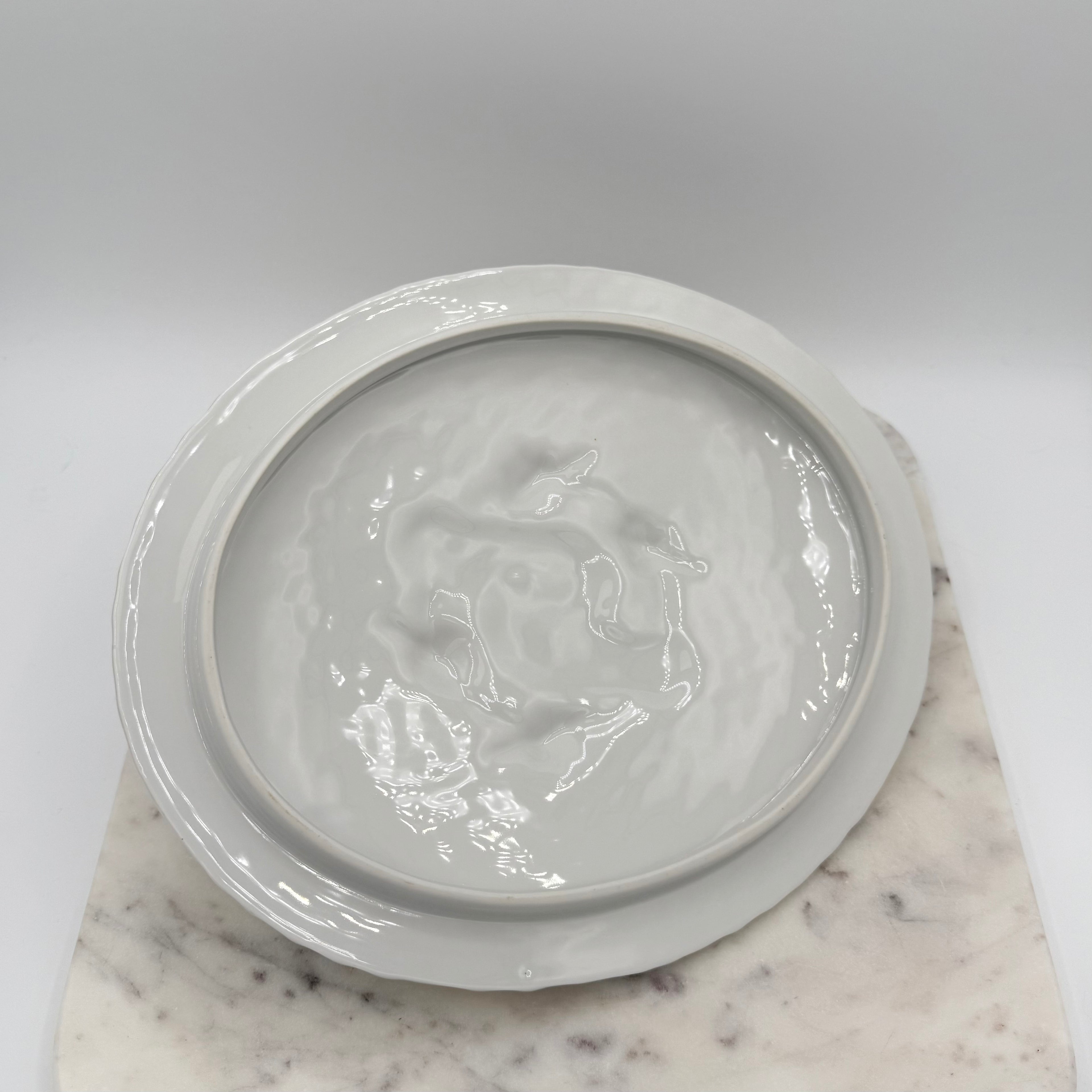 Royal Worcester Gourmet Oval White Porcelain Dove Lovebirds Tureen Casserole Dish