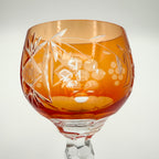 Nachtmann Traube Cut to Clear Crystal Wine Hock Glasses