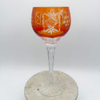 Nachtmann Traube Cut to Clear Crystal Wine Hock Glasses