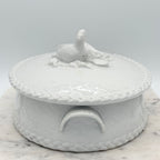 Royal Worcester Gourmet Oval White Porcelain Dove Lovebirds Tureen Casserole Dish