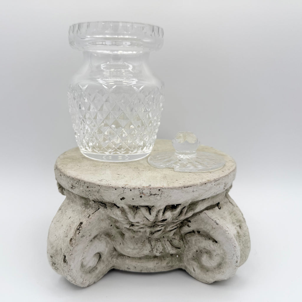 Waterford Crystal Alana Jam, Marmalade, or Jelly Jar with Lid