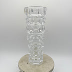 Cristal d'Arques 24% Lead Crystal JG Durand Ancenis Cubist Facet Vase