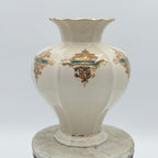 Lenox Catalan Vase with Gold and Turquoise Scrollwork