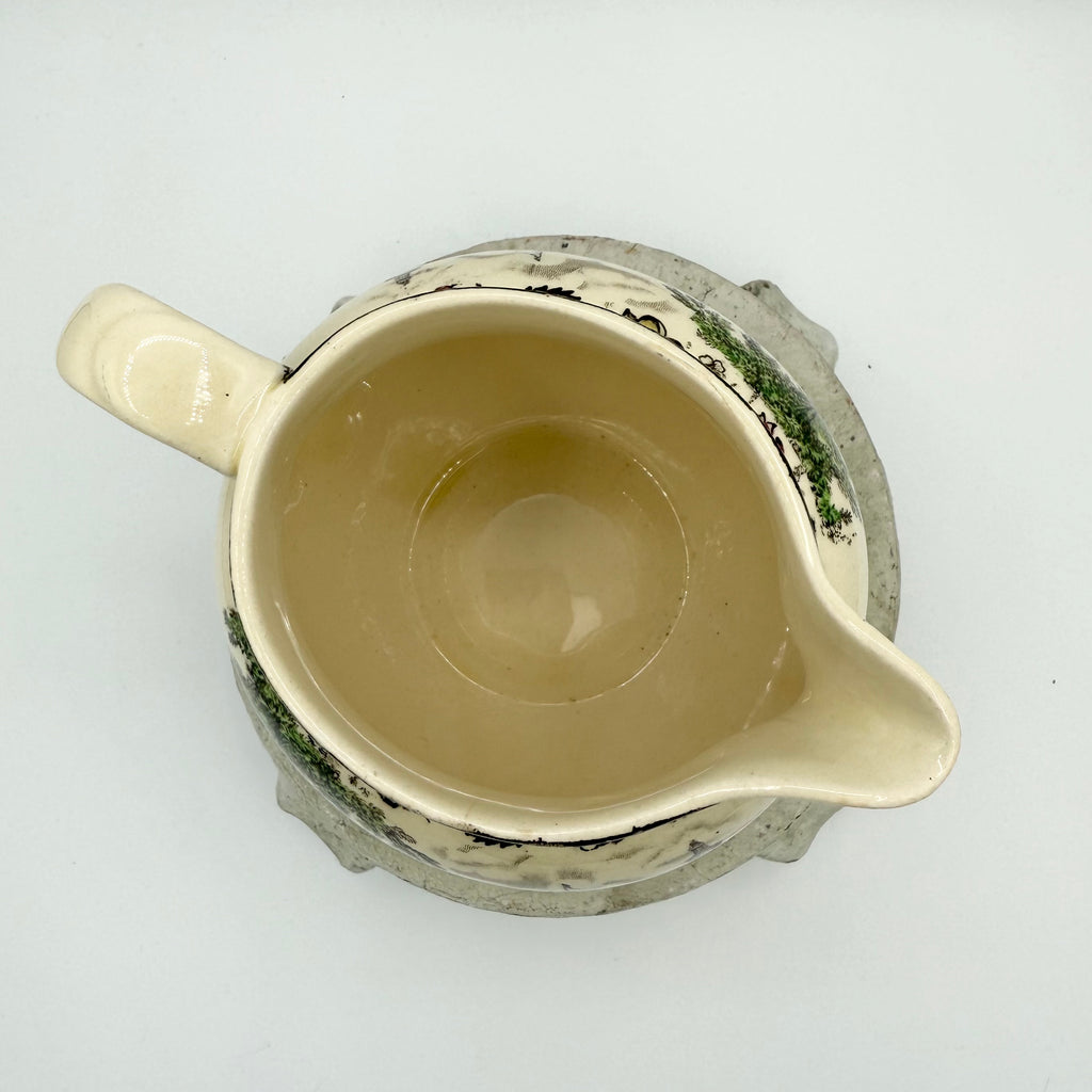 Staffordshire AJ Wilkinson Safe Harbour Transferware Pitcher