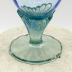 Bormioli Rocco Bahia Green Blue Iced Tea Glasses / Water Goblets, Made in Italy