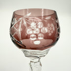 Nachtmann Traube Cut to Clear Crystal Wine Hock Glasses