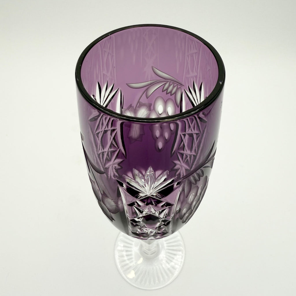 Nachtmann Traube Cut To Clear Crystal Champagne Flutes