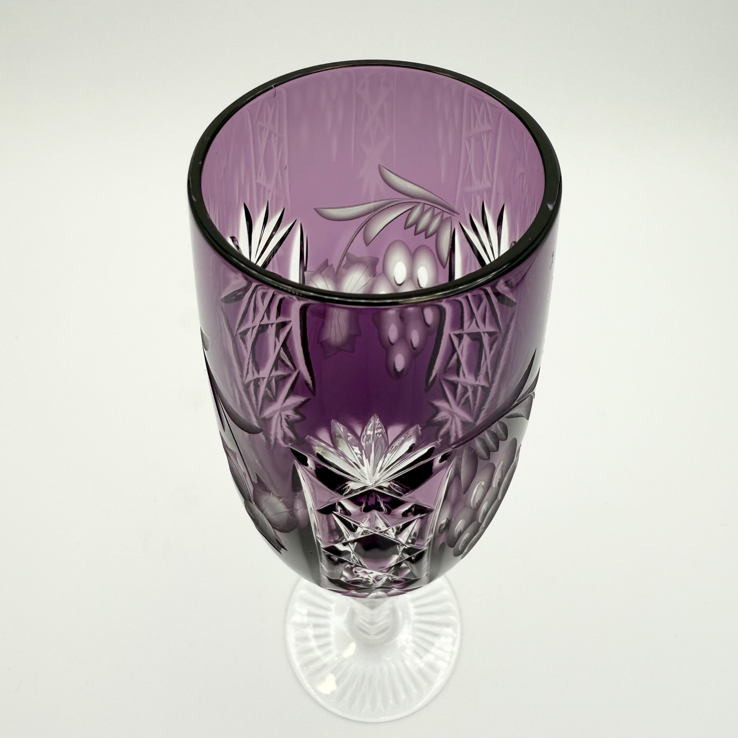 Nachtmann Traube Cut To Clear Crystal Champagne Flutes