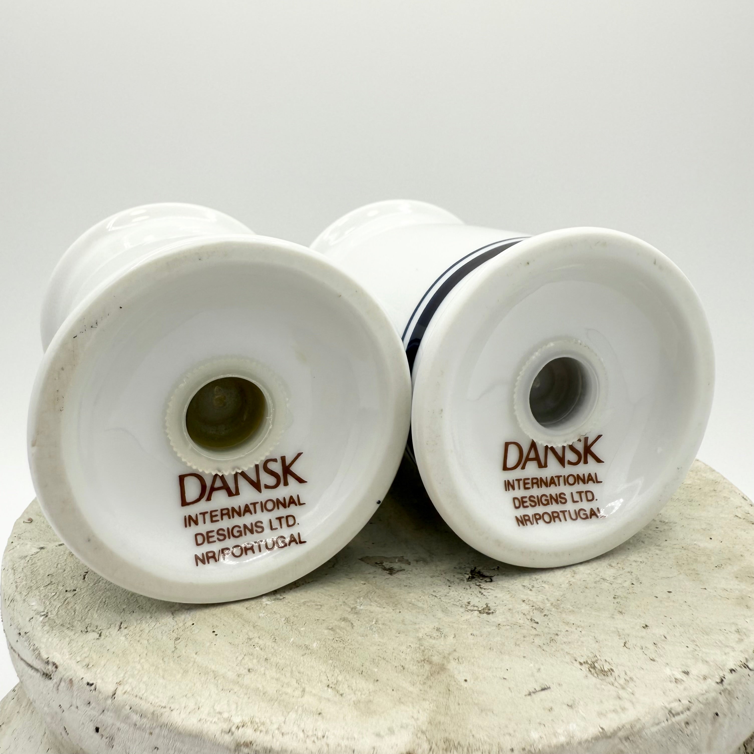 Dansk Bistro Christianshavn Blue Salt And Pepper Shakers