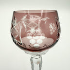 Nachtmann Traube Cut to Clear Crystal Wine Hock Glasses