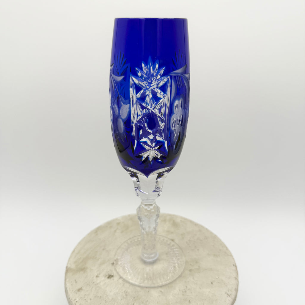 Nachtmann Traube Cut To Clear Crystal Champagne Flutes