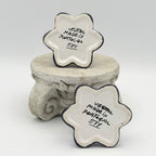 Hand Painted Vestal Pottery Blue and White Candle Holders, Numbered 577, Set of 2, Made in Portugal