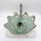 Vintage Art Glass Swan Figurine