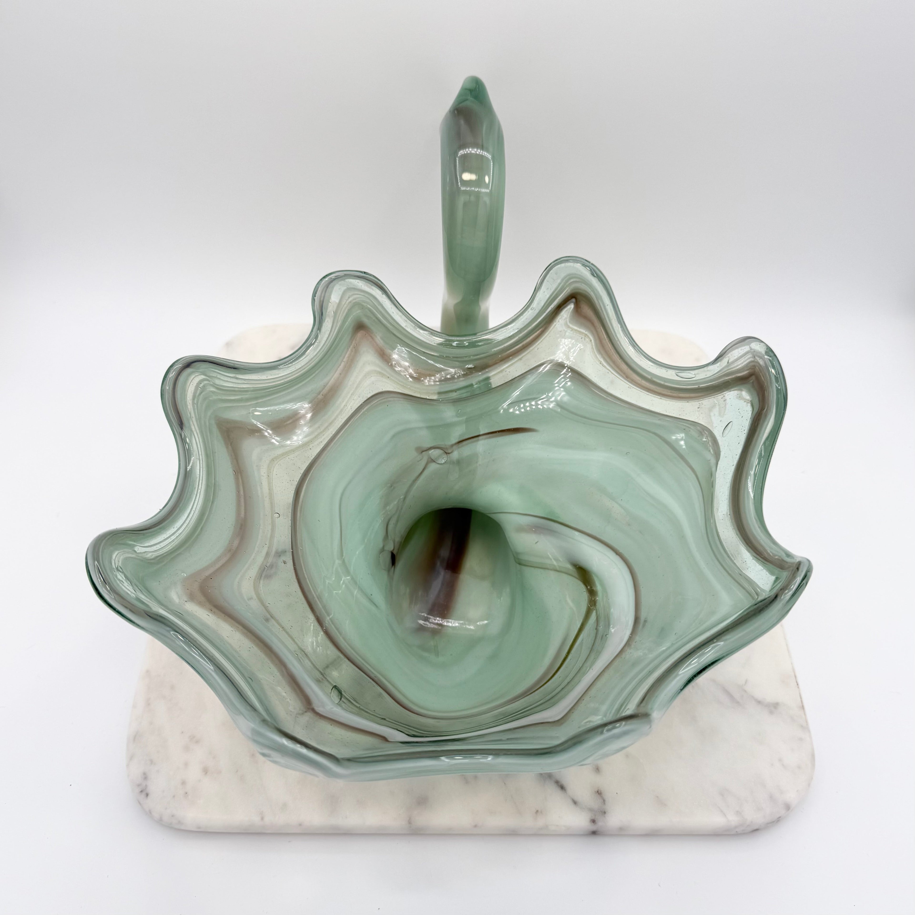 Vintage Art Glass Swan Figurine
