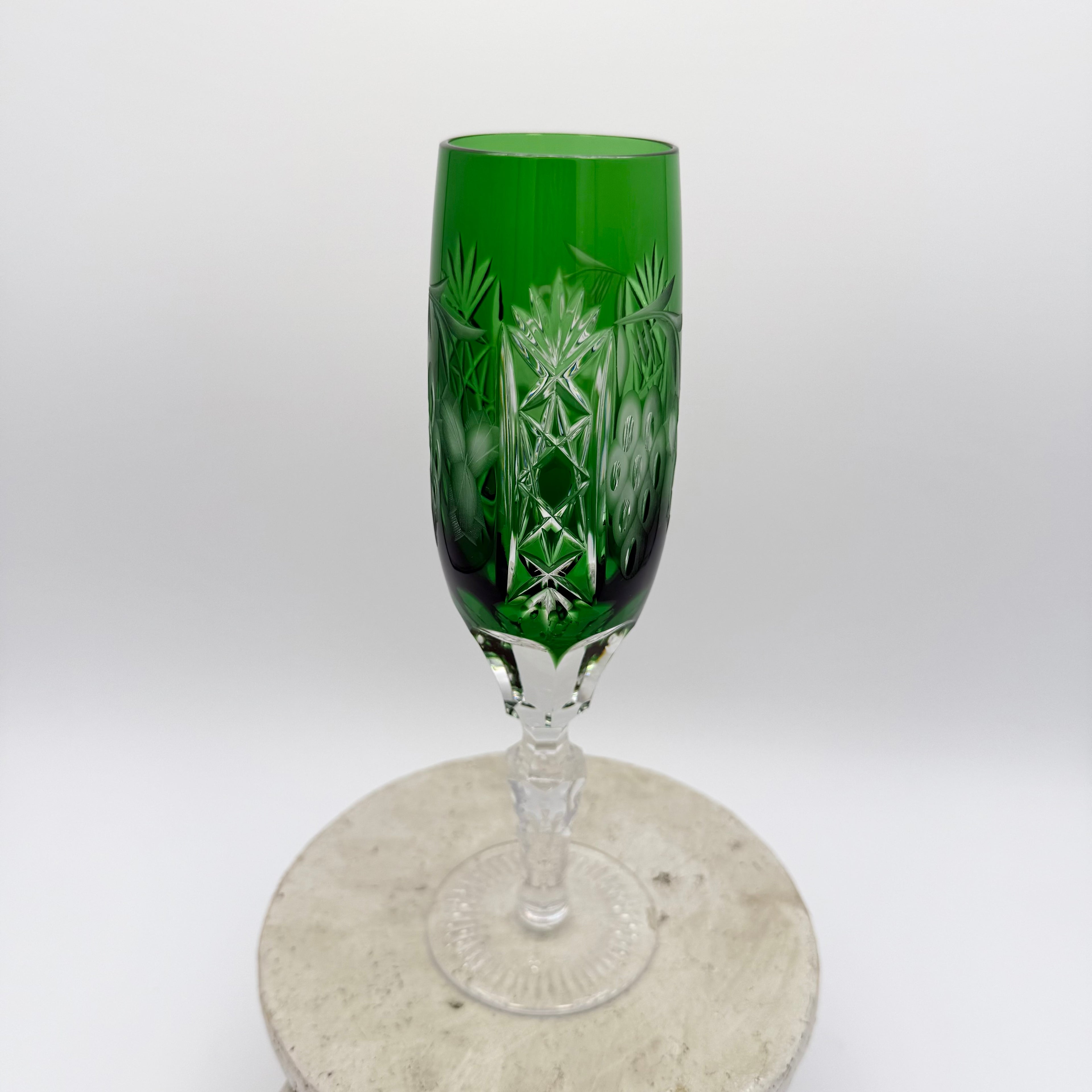 Nachtmann Traube Cut To Clear Crystal Champagne Flutes