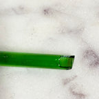 Set of 12 Hand Blown Long Stem Murano Glass Flowers, Made in Italy