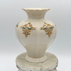 Lenox Catalan Vase with Gold and Turquoise Scrollwork