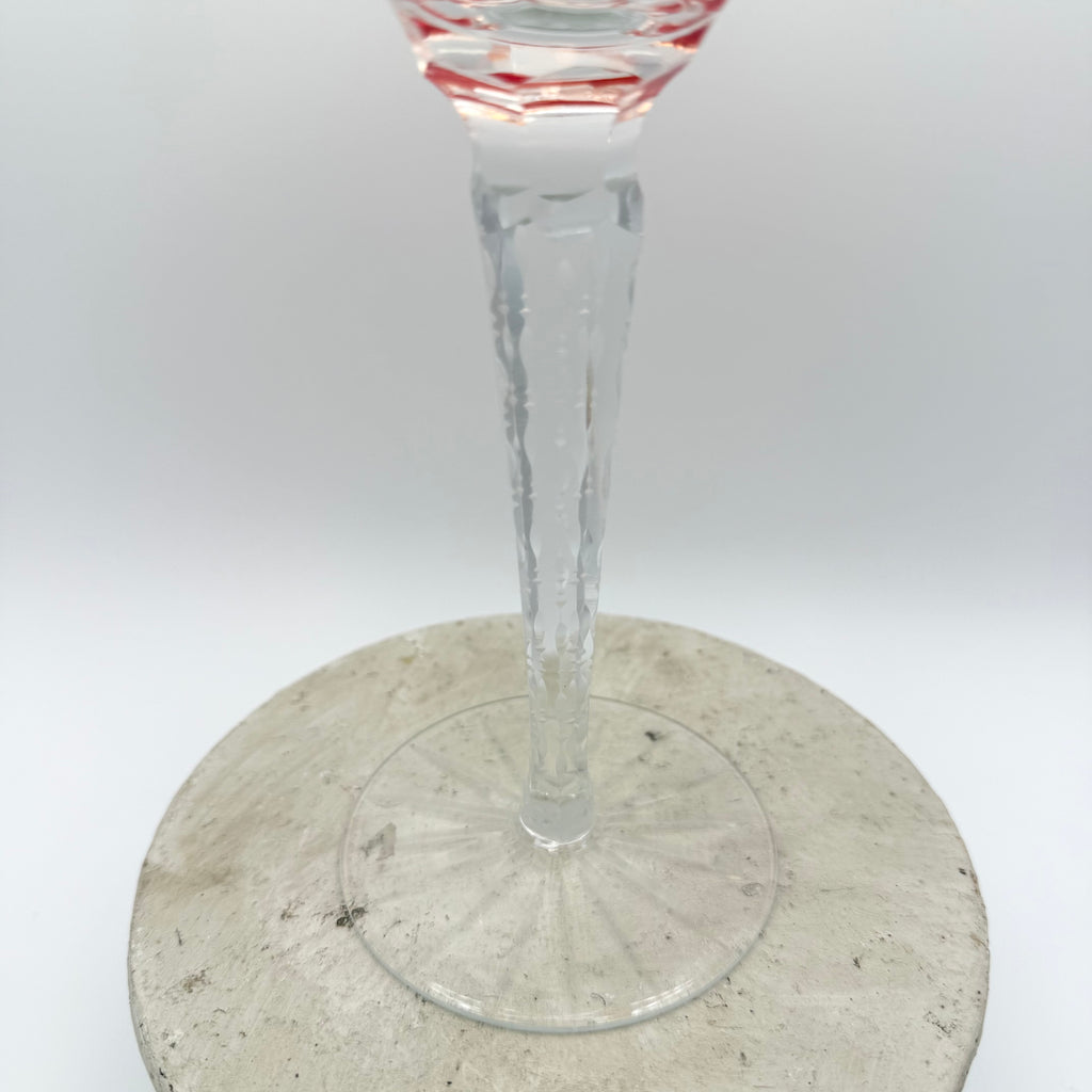 Nachtmann Traube Cut to Clear Crystal Wine Hock Glasses