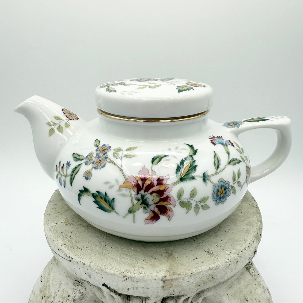 Andrea By Sadek Buckingham Floral Individual Teapot And Teacup Set