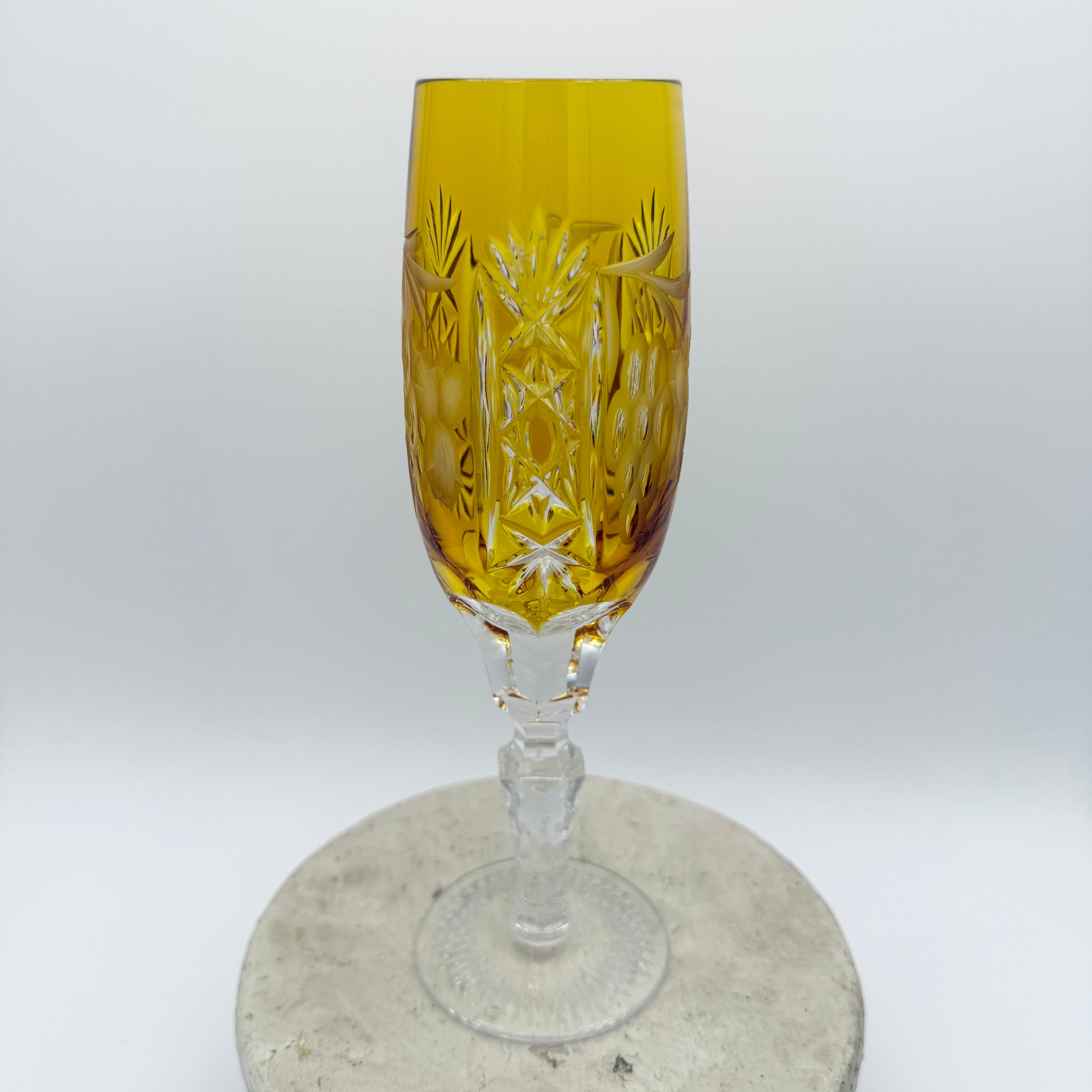 Nachtmann Traube Cut To Clear Crystal Champagne Flutes