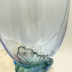 Bormioli Rocco Bahia Green Blue Iced Tea Glasses / Water Goblets, Made in Italy