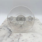 New Martinsville Clear Janice Double Candelabras, Pair