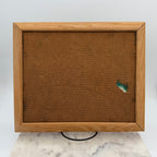 T. Bentley Original Oil Painting – Forest Stream River Landscape on Board in Solid Wood Frame