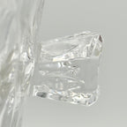 Mid-Century Modern Heavy Bleikristall 24% Lead Cut Crystal Champagne Ice Bucket with Handles