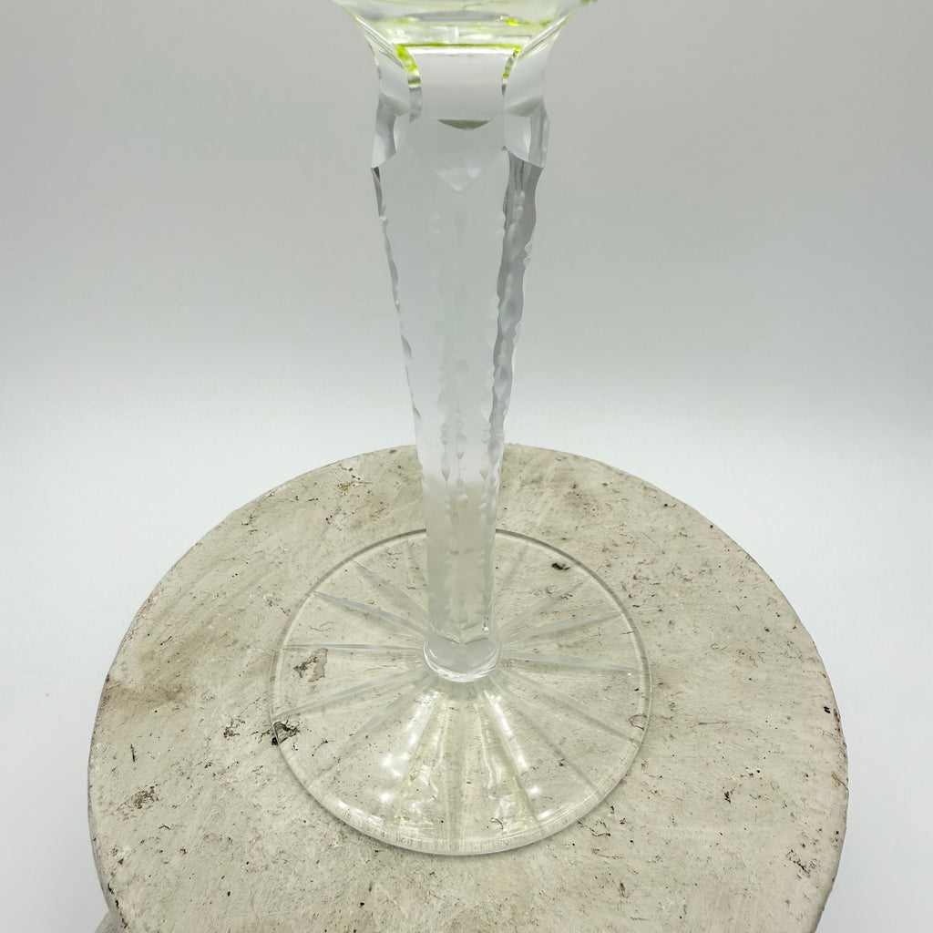 Nachtmann Traube Cut to Clear Crystal Wine Hock Glasses