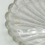 Vintage Anchor Hocking Glass Clam Shell Coasters, Set of 6