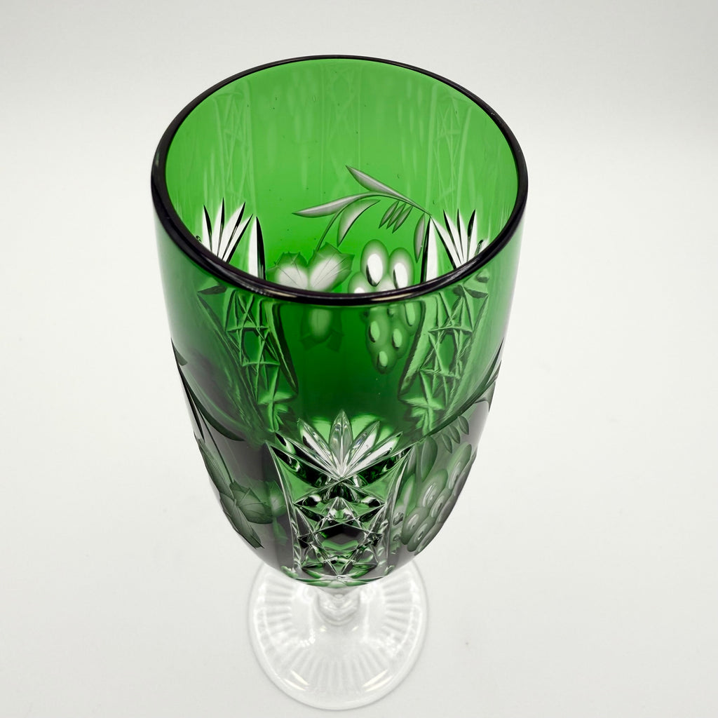 Nachtmann Traube Cut To Clear Crystal Champagne Flutes